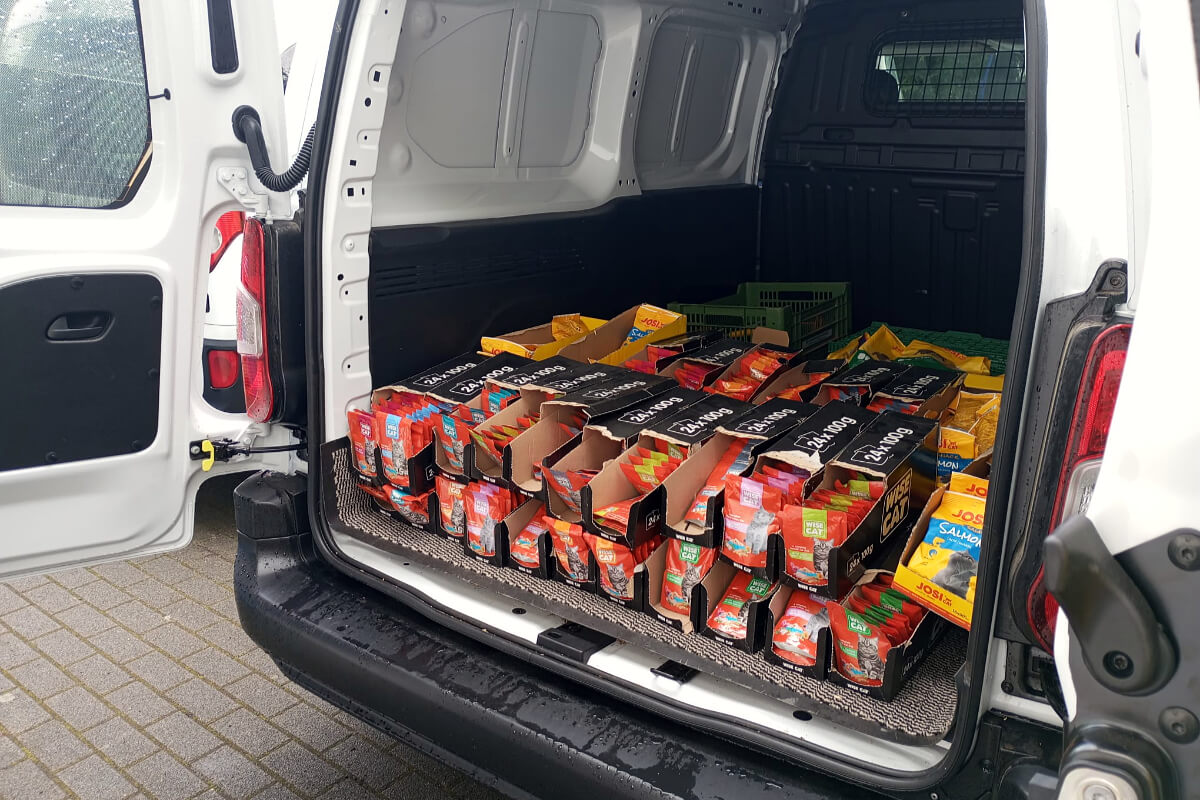 Futterspende für das Tierschutzhaus Fürth