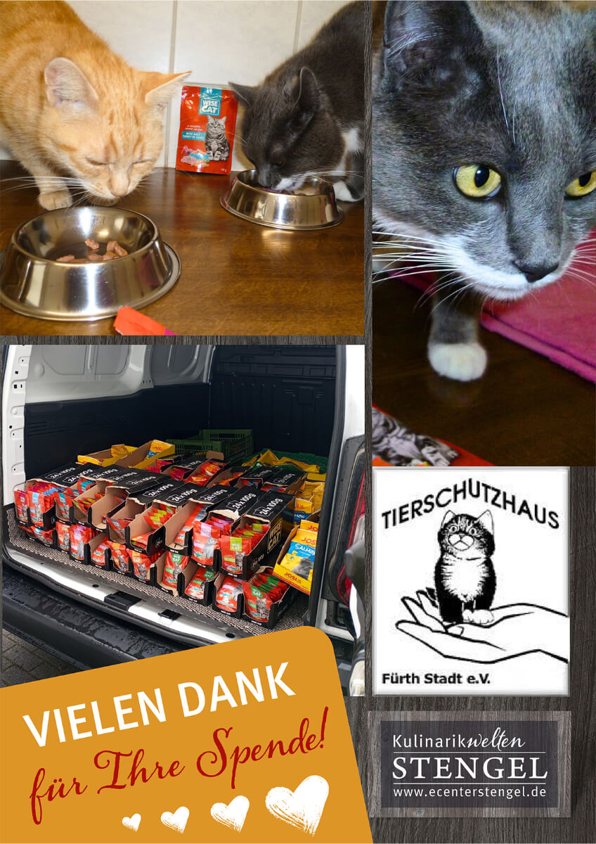 Futterspende für das Tierschutzhaus Fürth