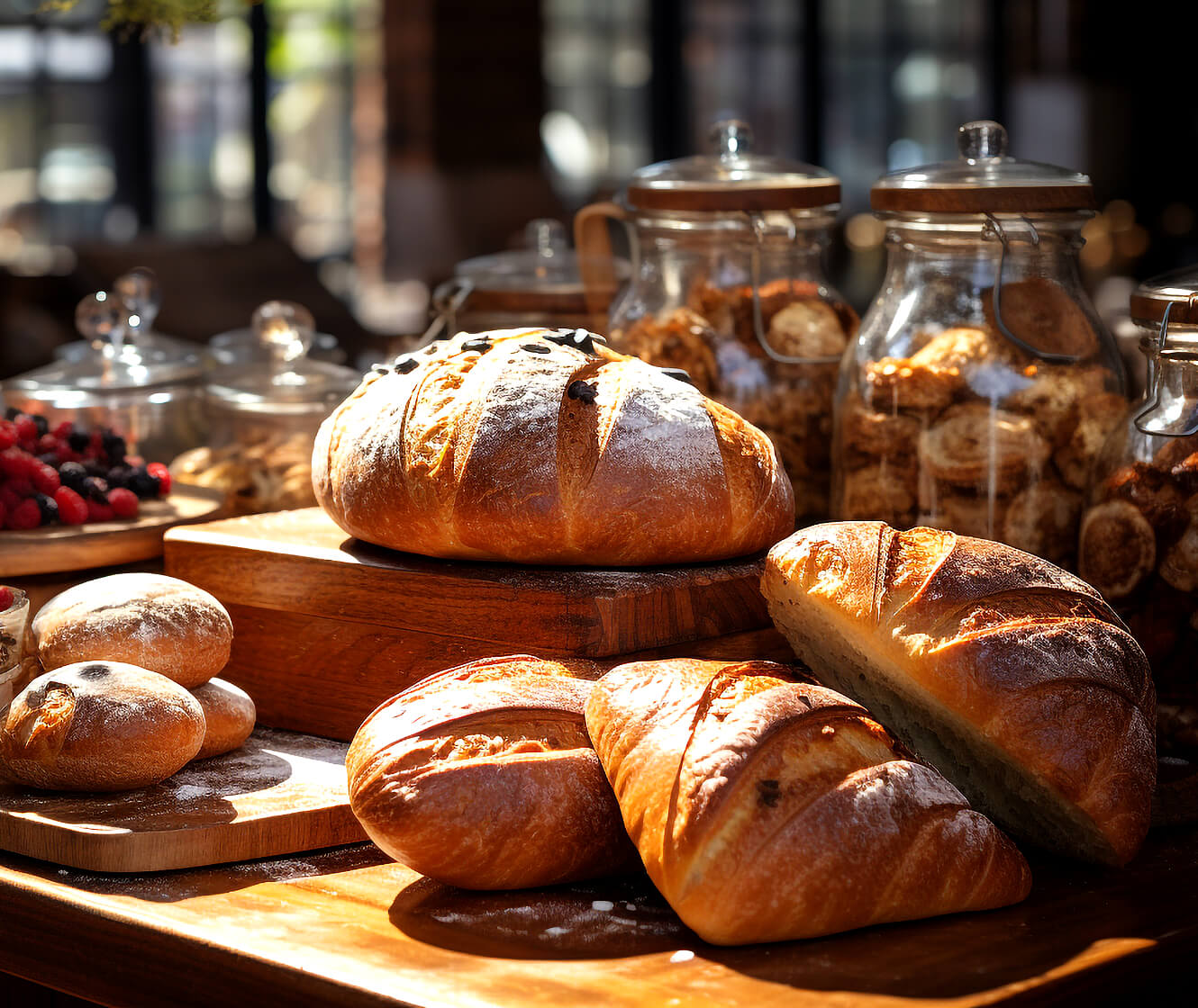 Die Kulinarikwelten bieten 105 Sorten Brot und Baguette