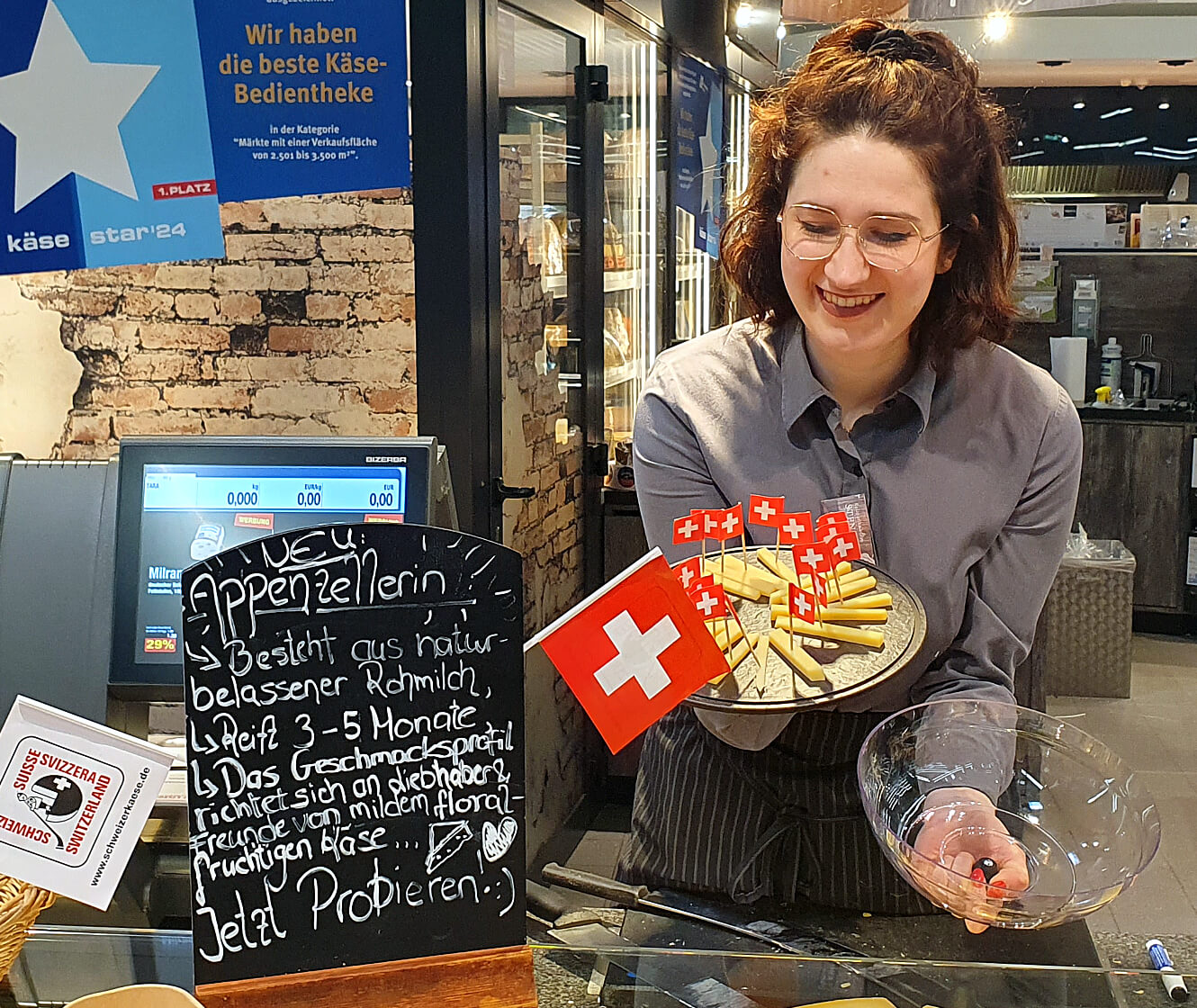 Die Kulinarikwelten bieten Käse aus 20 verschiedenen Herkunftsländern