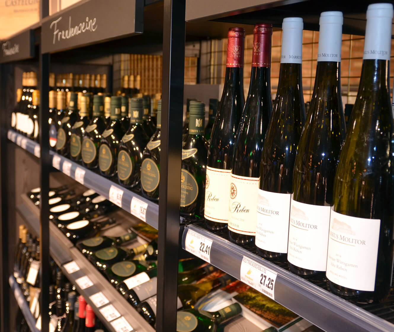Die Kulinarikwelten bieten 2200 Weinsorten